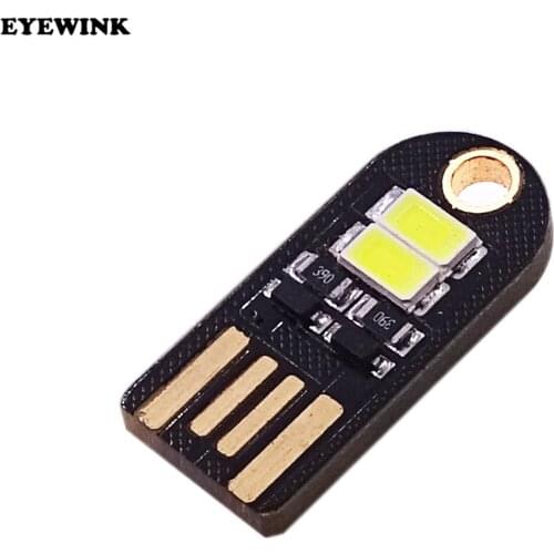 2pcs Mini super bright USB keyboard light notebook computer mobile power supply chip LED Nightlight