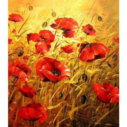 5D DIY Diamond Painting Cross Stitch Kit Square Round Diamond Embroidery Mosaic Flower Figure Home Decoration Gift WG2238