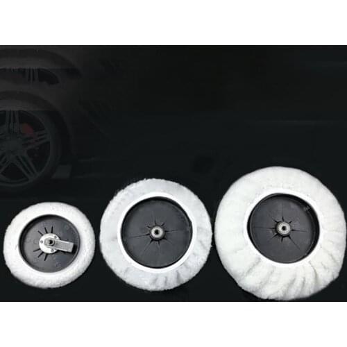 80% Hot Sale 2 Pcs Cashmere Polishing Bonnet Buffer Microfiber Car Paint Wax Polisher Cover