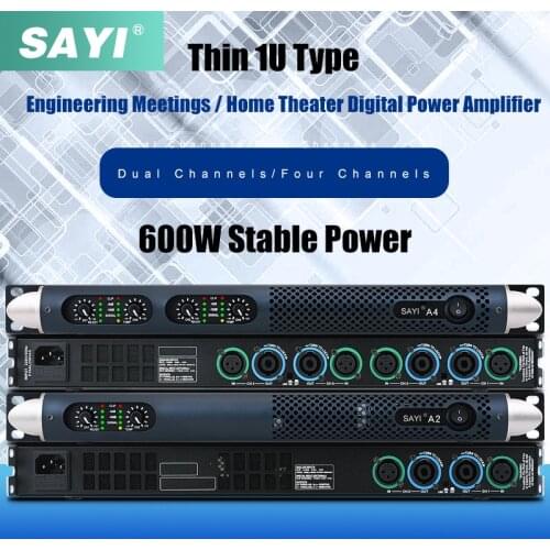 A2 A4 600W HIFI Bluetooth Power Amplifier Theater Digital Audio Amplificador for Speaker Treble Bass Control FM USB SD