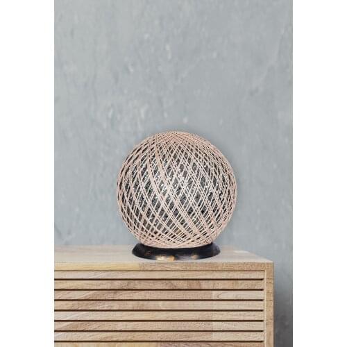 Saint Belisama Pallina Globe Lampshade Jute Khaki