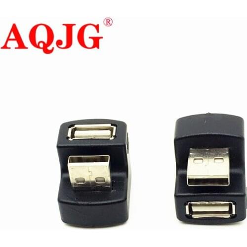 UBS Port Adapter 360 Degree USB 2.0 Male to Female Port Converter Adapter Cable Wth Charging Data Cable Connector