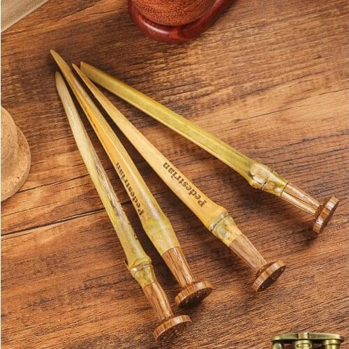 Bamboo Wood Tobacco Pipe Press Stick Tamper Smoke Pipe Cleaner Multifunction Tobacco Smoking Accessories Handicraft Decoration
