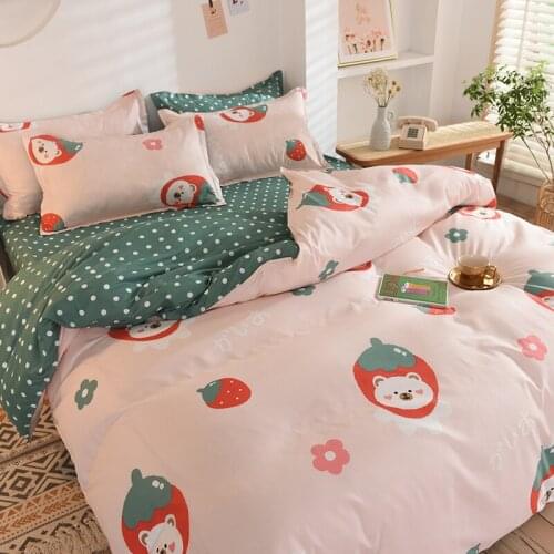Arctic velvet four-piece quilt bedding sheet dormitory single student three-piece quilt sheet kit