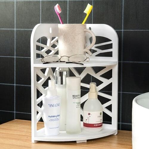 Wooden Bathroom Cabinet Storage Floor Wall Mount Cabinet Double Shutter Doors Shelves Punch Free Hanging Bar Storage Cupboard