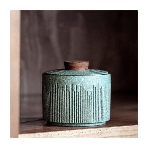 Ceramic Miniature Tea Pot Ceramic Portable Storage Tea Pot Household Sealed Can Travel Tea Warehouse Zen Tea Box