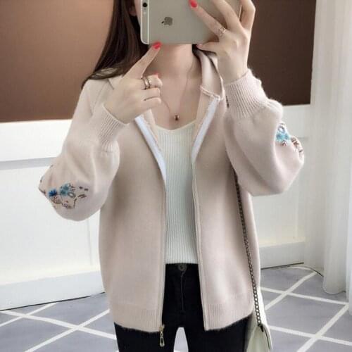 LuiseSandyHan Women's Cardigans With A Hood China