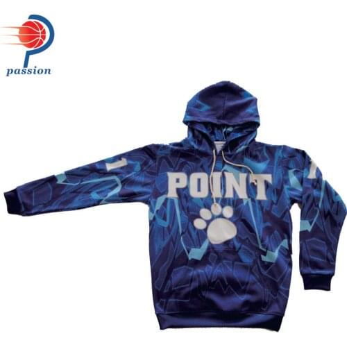 Ladies Pullover Cute Design Black Ribbing Hoodies with Kangaroo Pockets