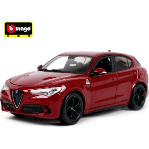 Bburago 1:24 Alfa Romeo Stelvio SUV model Diecast Model Car Toy New In Box Free Shipping NEW ARRIVAL 21086
