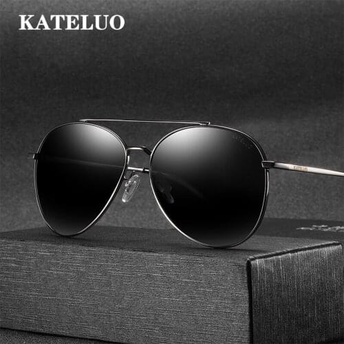 KATELUO Brand Classic Mens Sunglasses Men HD Polarized UV400 Glasses oculos Male Eyewear Accessories For Men 7001