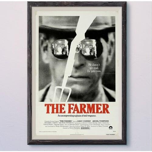N427 THE FARMER Vintage Classic Movie Wall Silk Cloth HD Poster Art Home Decoration Gift