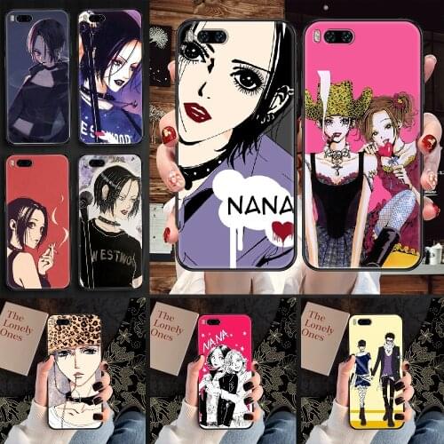 NaNa osaki Phone case For Xiaomi Mi Max Note 3 A2 A3 8 9 9T 10 Lite Pro Ultra black art hoesjes tpu Etui painting bumper soft