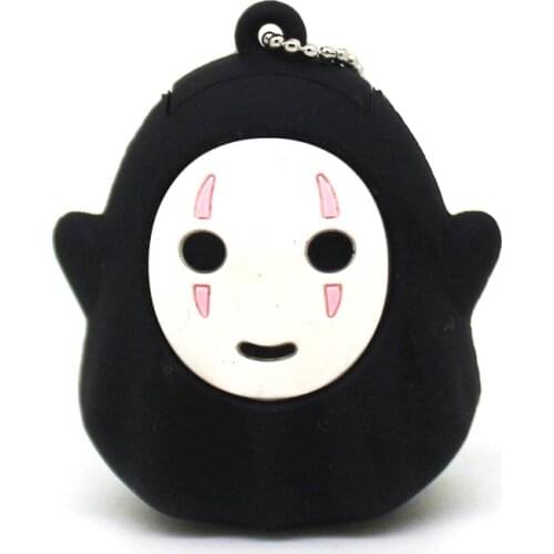 New Style Spirited Away USB Flash Drive 4GB 8GB 32GB 16GB Pendrive 128GB 64GB Cartoon No Face Man U Disk Pen Memoria Stick Cle