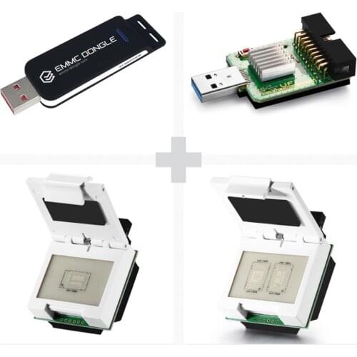 Original EMMC Dongle Come With EMMC/EMCP Socket + 2 In 1 EMMC/EMCP Socket + USB3.0 SuperSpeed USD/EMMC Reader