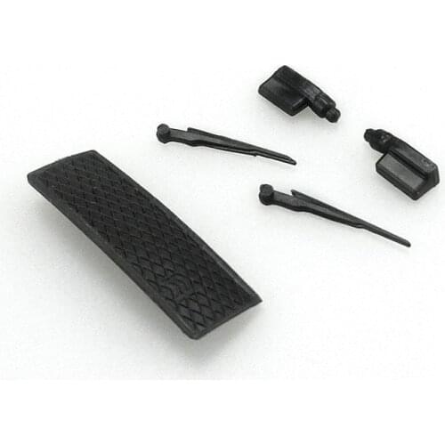 Orlandoo Hunter Plastic Wiper Blade Rearview Mirror Grille Kit for 1/35 Orlandoo Hunter P01 Raptor F150 RC Car Spare Parts