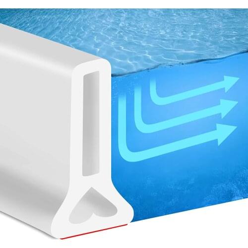 Bathroom Water Stopper Water Partition Dry And Wet Separation Flood Barrier Rubber Dam Silicon Water Blocker Don't Slip