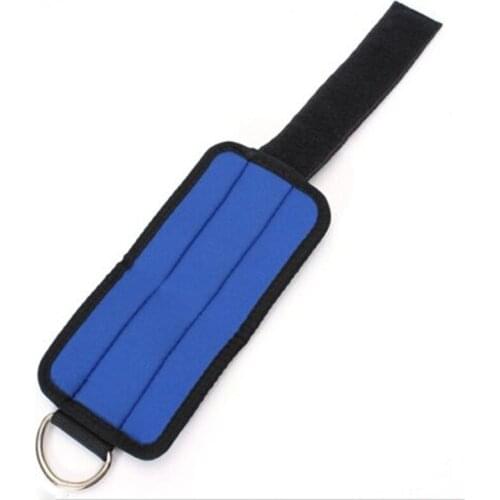 1pc Ankle Strap Adjusatble D-ring Thigh Leg Pulley Gym Weight Lifting Foot Ankle Support with Buckle Multi Cable Attachment