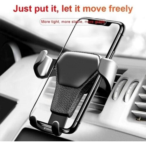 Universal Car Phone Holder Car Air Vent Clip Mount Mobile Cell Stand Smartphone GPS Gravity Induction Phone Holder