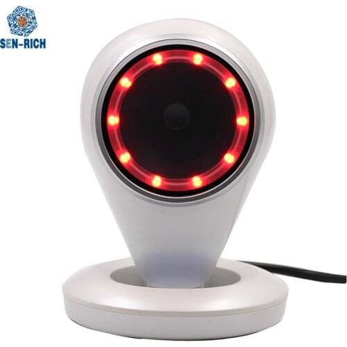 USB/RS232 Omnidirectional New1/2D Handsfree Laser Barcode reading SR-6500 Self-sensing continuous code scanner