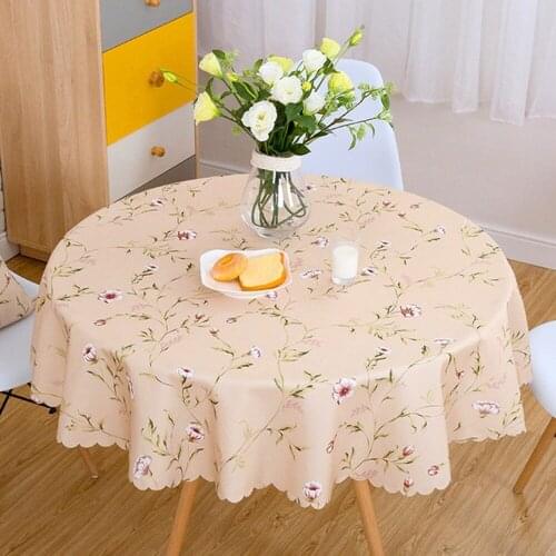 Waterproof Printed Tablecloth Round Table Cover Tea Table Cloth Rural Rectangular Cover Cloth Home Decoration Table Cover