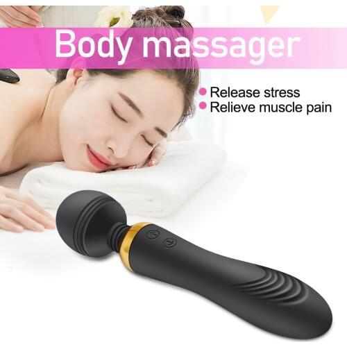 Magic Wand Vibrator Big Heads AV Body Massager G Spot Clitoris Stimulator Adult Sex Toys for Woman Female Masturbator