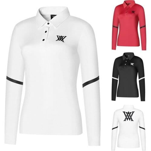Autumn Ladies Golf Clothing Breathable Leisure Self-Cultivation Outdoor Polo T-Shirt Tops Sports Fashion High-Quality Women