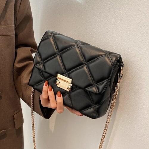 Luxury Brand Ladies Handbags Lingge Womens Fashion Shoulder Bag Designer PU Leather Crossbody Purses Sac A Main Bolsa