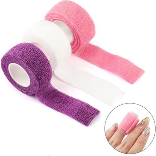 270A Wrap Finger Bandage Tape File Nail Art Sports Protective Pain Self-adhesive Stretchy Finger Tape Wrap Bandage for Women