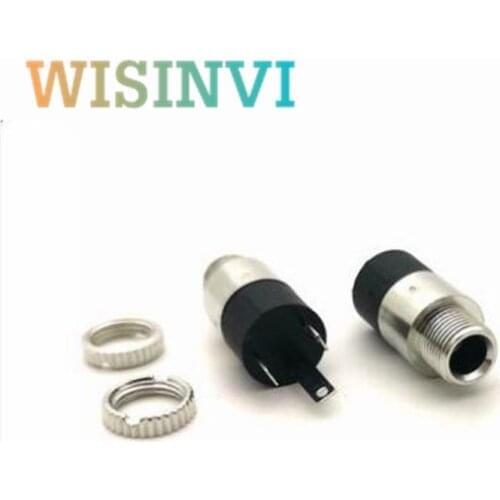 10Pcs PJ392 3.5MM Stereo Female Sockect Jack with Screw 3.5 Audio Headphone Connector PJ-392 Cylindrical Socket