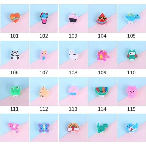 KEITHNICO 10pcs Cartoon Cable Saver Protector USB Charger Data Wire Line Protective Cover Cable Winder For iPhone 5s 6s