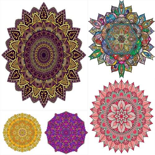 5D DIY Part Drill Special Shaped Diamond Painting Mandala Pattern Cross Stitch Embroidery Mosaic Kit Home Decor Needlework