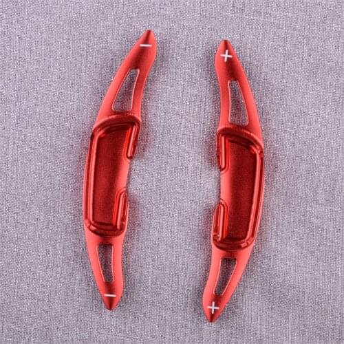 Car 1Pair Red Gear Steering Wheel Shifter Shift Paddle Fit for Mazda 3 6 CX3 CX4 CX5 MX-5 2016