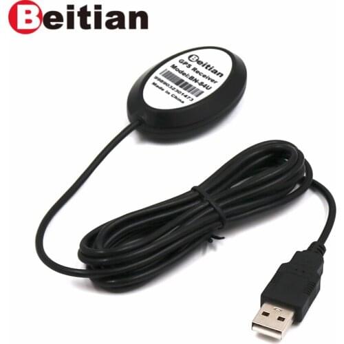 BEITIAN, 10PCS, 5.0V VCC, GLONASS GPS receiver, USB 2.0 Male interface connector, 2.0m cable, BN-84U