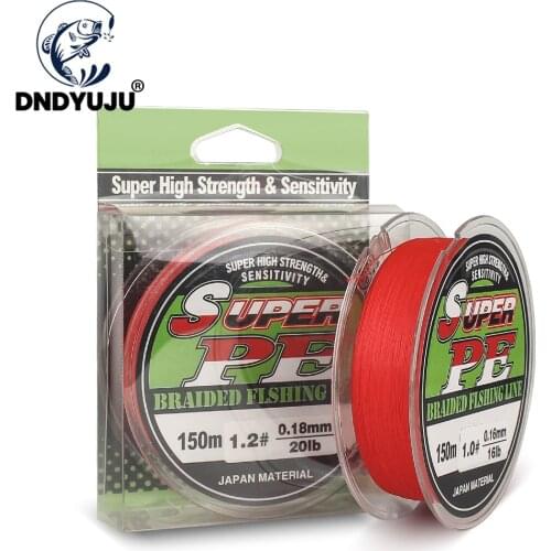 DNDYUJU Braided Fishing Line 8 Strands 150M PE Multifilament Cord Fishing Tackle 2020 For fishing japan Saltwater 12-40LB