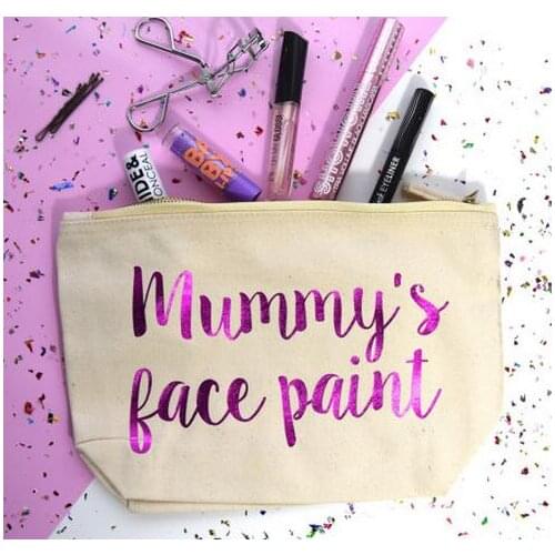 Custom text Bridesmaid Makeup Gift Make Up comestic Lingerie Bags Bridesmaid, Maid of Honour Unique Gift for Bridal Party purses