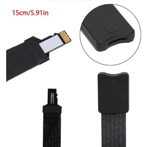 TF Male To MicroSD Female Card Reader Extension Adapter Cable For Phone GPS TV