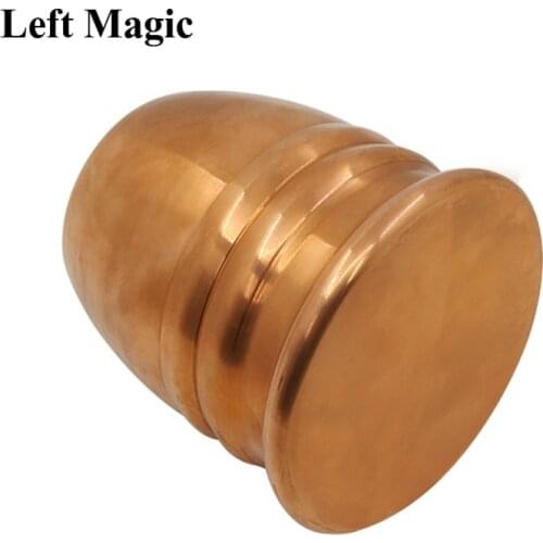 1 Pc Copper Sealing Cup Magic Tricks For Cups And Balls Stage Magic Props Professional Magicians Gimmick Accessories
