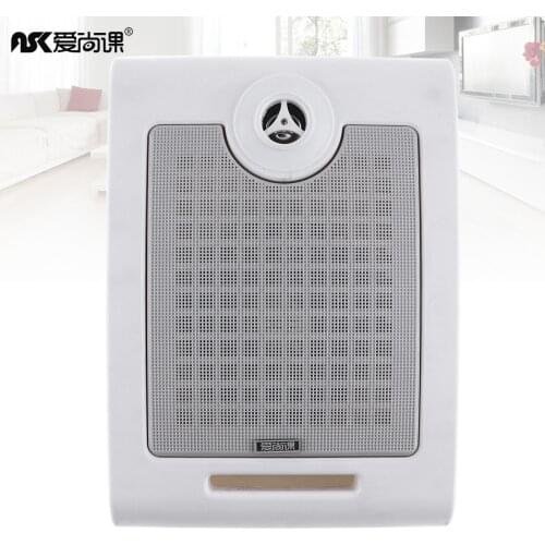 KD-702 10W Fashion Wall-mounted Ceiling Speaker Public Broadcast Speaker for Park / School Shopping Mall / Railway Station