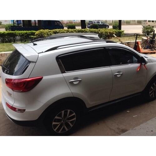 RQXR unpainted ABS tail wing roof visor rear spoiler lip for kia sportage R 2011-2016