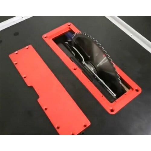 Electric Circular Saw Flip Cover Plate Flip-Floor Table Special Cover Plate Adjustable Aluminium Insert Plate for Table Saw