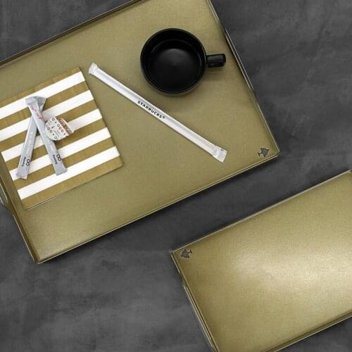 Rectangle Cake Food Trays S M Handles Coffee Wine Bottles Display Plates for Tableware Cupcake Plates Dinnerware Baking Tools