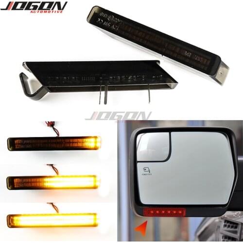 LED Side Fender Dynamic Turn Signal Light Marker Lamp For Ford F-150 F150 04-14 Raptor Expedition For Lincoln Mark LT