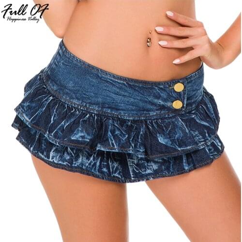 The third Goddess Denim Skirts For Women