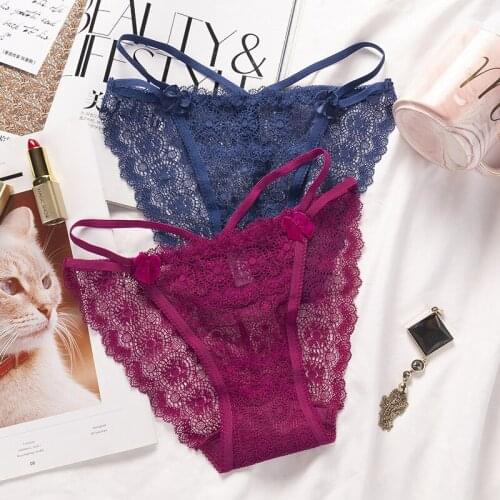 Womens Bikini Lingerie Underwear Lace Panties Briefs Knickers Sexy