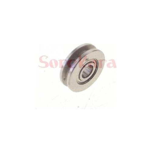 2pcs 5*19*6mm U Groove width 2.8mm Guide Pulley Sheave Sealed Rail Ball Bearing