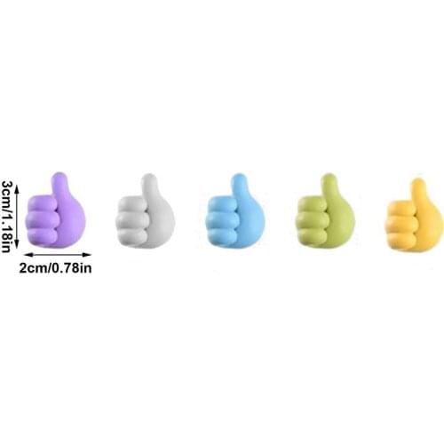 5 Pieces Cable Data Protector Small Hand Hook Adhesive Pad Cable Storage Wire Clip Protective Sleeve USB Cable Management CUTE