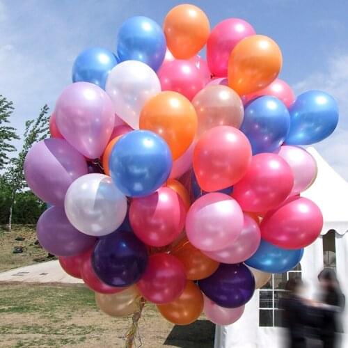 60pcs 10inch 1.5g Pearl Latex Balloons Mix Color Wedding Birthday Party Decorations Kids Christmas Baby Shower Air Balls Globos