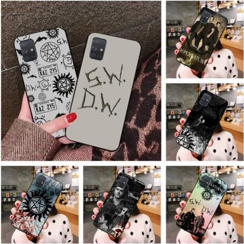 Supernatural SPN Dean And Sam Phone Case For Samsung Galaxy A52 A21S A02S A12 A31 A81 A10 A30 A40 A50 A70 A80 A71 A51 5G