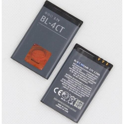 ISUNOO BL-4CT Phone Battery For NOKIA BL 4CT 5310 6700S X3 X3-00 7230 7310C 5630 2720 2720A 7210C 6600F 860mah Mobile Batteria