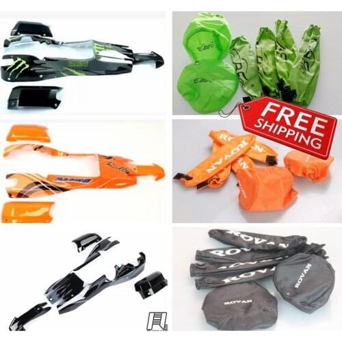 Body Cover Shell Airfilter Shock Pull Starter Dust Cover for HPI KM Rovan Baja 5b SS HPI KM RC Car Part